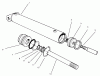 Rasen- und Garten Traktoren 30612 - Toro Groundsmaster 120 Tractor (SN: 890001 - 899999) (1998) Ersatzteile HYDRAULIC LIFT CYLINDER NO. 54-0150
