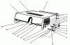 Rasen- und Garten Traktoren 30620 - Toro ProLine 220 Tractor (SN: 590001 - 599999) (1995) Ersatzteile HOOD ASSEMBLY
