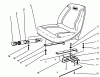 Rasen- und Garten Traktoren 30620 - Toro ProLine 220 Tractor (SN: 590001 - 599999) (1995) Ersatzteile SEAT ASSEMBLY