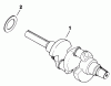 Rasen- und Garten Traktoren 30718 - Toro ProLine 118 (SN: 3900001 - 3999999) (1993) Ersatzteile CRANKSHAFT