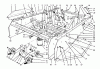 Rasen- und Garten Traktoren 30718 - Toro ProLine 118 (SN: 4900001 - 4999999) (1994) Ersatzteile FRAME & JACKSHAFT ASSEMBLY