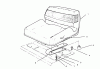 Rasen- und Garten Traktoren 30718 - Toro ProLine 118 (SN: 4900001 - 4999999) (1994) Ersatzteile SEAT ASSEMBLY