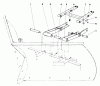 Rasen- und Garten Traktoren 30775 - Toro Groundsmaster 52 (SN: 300001 - 399999) (1983) Ersatzteile V-PLOW INSTALLATION NO. 30755 (OPTIONAL)