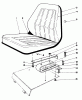Rasen- und Garten Traktoren 30775 - Toro Groundsmaster 52 (SN: 600001 - 699999) (1986) Ersatzteile SEAT KIT MODEL NO. 30764