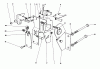 Rasen- und Garten Traktoren 30775 - Toro Groundsmaster 52 (SN: 600001 - 699999) (1986) Ersatzteile TRANSMISSION INTERLOCK ASSEMBLY