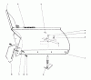 Rasen- und Garten Traktoren 30775 - Toro Groundsmaster 52 (SN: 600001 - 699999) (1986) Ersatzteile V-PLOW MODEL NO. 30750 (OPTIONAL)
