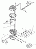 Rasen- und Garten Traktoren 74021 (616-Z) - Toro Tractor (SN: 590001 - 599999) (1995) Ersatzteile CARBURETOR COMPONENTS ASSEMBLY