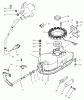Rasen- und Garten Traktoren 74021 (616-Z) - Toro Tractor (SN: 590001 - 599999) (1995) Ersatzteile GEARCASE & IGNITION ASSEMBLY
