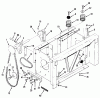Rasen- und Garten Traktoren R1-24OE02 - Toro 724-Z Tractor (SN: 1000001 - 1999999) (1991) Ersatzteile TRANSMISSION DRIVE FRAME