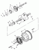 Rasen- und Garten Traktoren Z1-24OE05 - Toro 724-Z Tractor (SN: 2000001 - 2999999) (1992) Ersatzteile CRANKSHAFT, CAMSHAFT AND FLYWHEEL