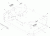 Mäher, Stand-on 74534TE - Toro GrandStand Mower, 91cm TURBO FORCE Cutting Unit (SN: 310000001 - 310999999) (2010) Ersatzteile DECK DECAL ASSEMBLY 119-0151