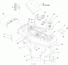 Mäher, Stand-on 74568TE - Toro GrandStand Mower, 122cm TURBO FORCE Cutting Unit (SN: 311000001 - 311999999) (2011) Ersatzteile DECK ASSEMBLY