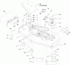 Mäher, Stand-on 74568TE - Toro GrandStand Mower, 122cm TURBO FORCE Cutting Unit (SN: 312000001 - 312999999) (2012) Ersatzteile DECK ASSEMBLY