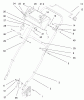 Rasenmäher 11003 - Toro 53cm Walk-Behind Mower (SN: 210000001 - 210999999) (2001) Ersatzteile HANDLE AND CONTROL ASSEMBLY