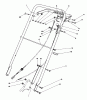 Rasenmäher 22020 - Toro Walk-Behind Mower (SN: 6000001 - 6999999) (1986) Ersatzteile HANDLE ASSEMBLY (MODEL 22020)