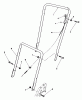 Rasenmäher 22025 - Toro Walk-Behind Mower (SN: 1000001 - 1999999) (1991) Ersatzteile HANDLE ASSEMBLY