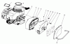 Rasenmäher 22025C - Toro Walk-Behind Mower (SN: 8000001 - 8999999) (1988) Ersatzteile ENGINE ASSEMBLY