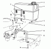 Rasenmäher 22040 - Toro Walk-Behind Mower (SN: 4900001 - 4999999) (1994) Ersatzteile GAS TANK ASSEMBLY