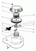 Rasenmäher 22041 - Toro Walk-Behind Mower (SN: 1000001 - 1999999) (1991) Ersatzteile RECOIL ASSEMBLY (MODEL NO. 47PL0-3)