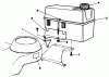 Rasenmäher 22042 - Toro Walk-Behind Mower (SN: 1000001 - 1999999) (1991) Ersatzteile FUEL TANK ASSEMBLY