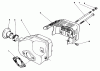 Rasenmäher 22043 - Toro Walk-Behind Mower (SN: 2000001 - 2999999) (1992) Ersatzteile MUFFLER ASSEMBLY (MODEL NO. 47PM1-7)