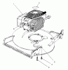 Rasenmäher 22153BC - Toro Walk-Behind Mower (SN: 5900001 - 5999999) (1995) Ersatzteile ENGINE ASSEMBLY