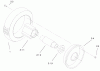 Rasenmäher 22171 - Toro Recycler Mower (SN: 9900001 - 9999999) (1999) Ersatzteile FRONT WHEEL & TIRE ASSEMBLY