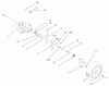 Rasenmäher 22172 - Toro Recycler Mower (SN: 230000001 - 230999999) (2003) Ersatzteile GEAR CASE AND REAR WHEEL ASSEMBLY