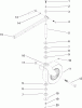 Compact Utility Attachments 22425 - Toro Power Box Rake, Dingo Compact Utility Loaders (SN: 313000001 - 313999999) (2013) Ersatzteile CASTOR WHEEL ASSEMBLY NO. 107-9410
