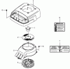 Rasenmäher 22175 - Toro 21" Heavy-Duty Recycler Mower (SN: 240000001 - 240999999) (2004) Ersatzteile COOLING EQUIPMENT ASSEMBLY
