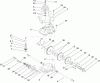 Rasenmäher 22176TE - Toro 53cm Heavy-Duty Recycler Mower (SN: 260000001 - 260999999) (2006) Ersatzteile GEAR CASE ASSEMBLY NO. 74-1861