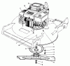 Rasenmäher 22525 - Toro Walk-Behind Mower (SN: 8000001 - 8999999) (1988) Ersatzteile ENGINE ASSEMBLY