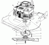 Rasenmäher 22621 - Toro Walk-Behind Mower (SN: 9000001 - 9999999) (1989) Ersatzteile ENGINE ASSEMBLY