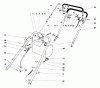 Rasenmäher 23100 - Toro Walk-Behind Mower (SN: 1000001 - 1999999) (1971) Ersatzteile HANDLE ASSEMBLY S. P. MODEL