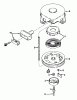 Rasenmäher 23004 - Toro Whirlwind Walk-Behind Mower (SN: 4000001 - 4999999) (1974) Ersatzteile REWIND STARTER NO. 590420