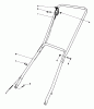 Rasenmäher 23022 - Toro Walk-Behind Mower (SN: 0000001 - 0999999) (1980) Ersatzteile HANDLE ASSEMBLY