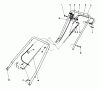 Rasenmäher 23158 - Toro Walk-Behind Mower (SN: 1000001 - 1999999) (1981) Ersatzteile HANDLE ASSEMBLY