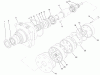 Compact Utility Loaders 22302 - Toro Dingo 220-D Traction Unit (SN: 990001 - 999999) (1999) Ersatzteile HYDRAULIC MOTOR ASSEMBLY NO. 98-4704