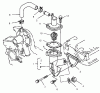 Compact Utility Loaders 22302TE - Toro Dingo 220-D Traction Unit (SN: 990001 - 999999) (1999) Ersatzteile WATER FLANGE AND THERMOSTAT ASSEMBLY
