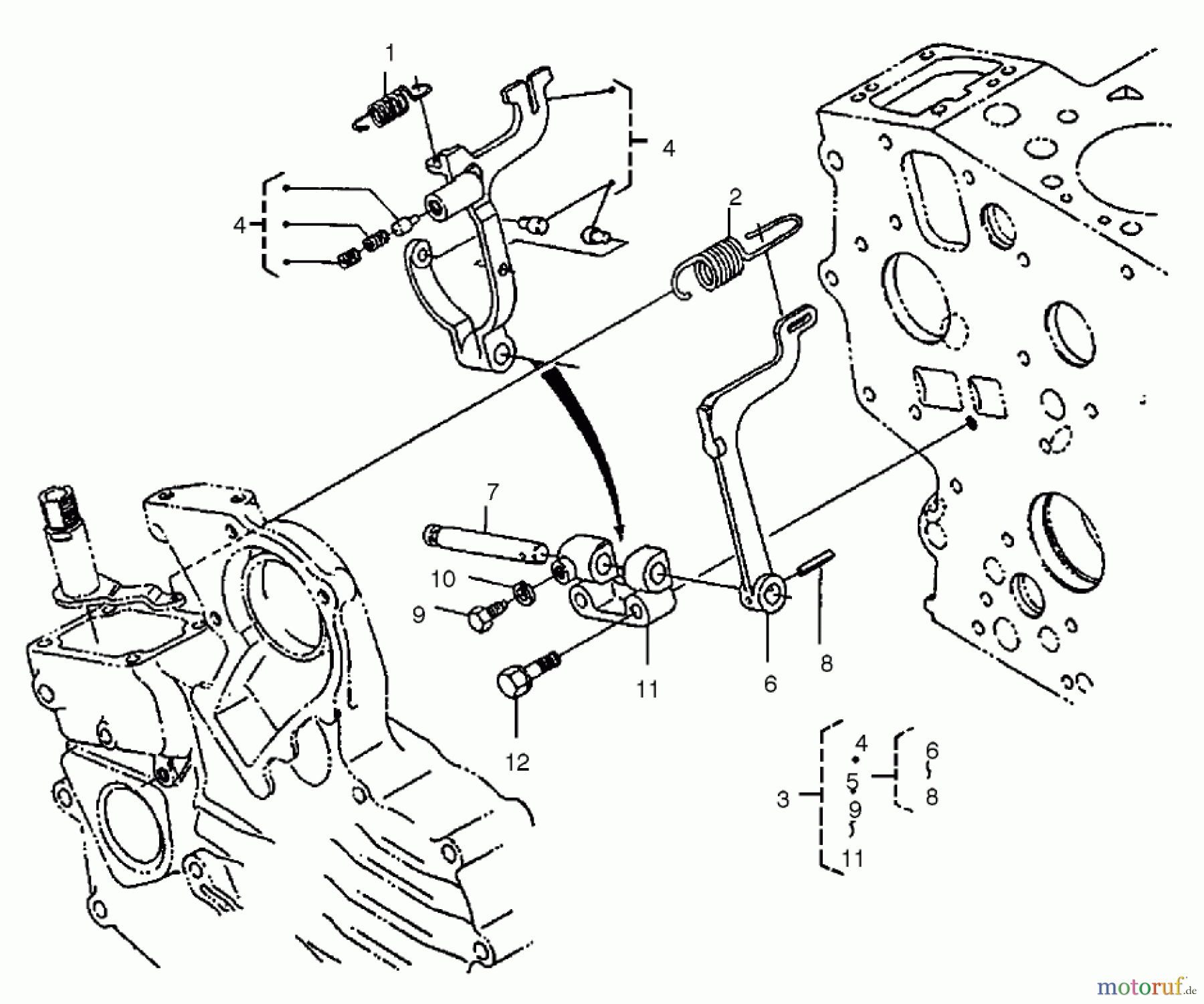  Compact Utility Loaders 22303 - Toro Dingo 320-D Compact Utility Loader (SN: 210000001 - 210999999) (2001) GOVERNOR ASSEMBLY