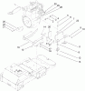 Compact Utility Loaders 22303 - Toro Dingo 320-D Compact Utility Loader (SN: 250000001 - 250999999) (2005) Ersatzteile ENGINE MOUNTING ASSEMBLY