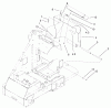 Compact Utility Loaders 22303 - Toro Dingo 320-D Traction Unit (SN: 200000501 - 200999999) (2000) Ersatzteile REAR COVER ASSEMBLY