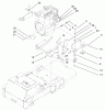 Compact Utility Loaders 22303TE - Toro Dingo 320-D Compact Utility Loader (SN: 210000001 - 210999999) (2001) Ersatzteile ENGINE MOUNT ASSEMBLY