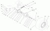 Compact Utility Loaders 22304 - Toro Dingo 222 Compact Utility Loader (SN: 210000001 - 210999999) (2001) Ersatzteile FRONT WHEEL ASSEMBLY