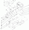 Compact Utility Loaders 22305 - Toro Dingo 322 Traction Unit (SN: 990001 - 991007) (1999) Ersatzteile ENGINE AND PUMP ASSEMBLY