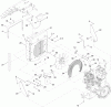 Zubehör 23800 - Toro 2024 Directional Drill (SN: 313000001 - 313999999) (2013) Ersatzteile ENGINE COOLING ASSEMBLY