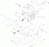 Baumstumpffräsen 22602THD - Toro SGR-13 Stump Grinder (SN: 311000701 - 311000833) (2011) Ersatzteile ENGINE AND FRAME ASSEMBLY