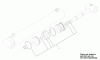 Compact Utility Loaders 22306 - Toro Dingo TX 420 Compact Utility Loader (SN: 220000401 - 220999999) (2002) Ersatzteile HYDRAULIC CYLINDER ASSEMBLY NO. 99-6162