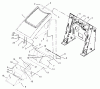 Compact Utility Loaders 22306 - Toro Dingo TX 420 Compact Utility Loader (SN: 230000301 - 230000600) (2003) Ersatzteile HOOD ASSEMBLY