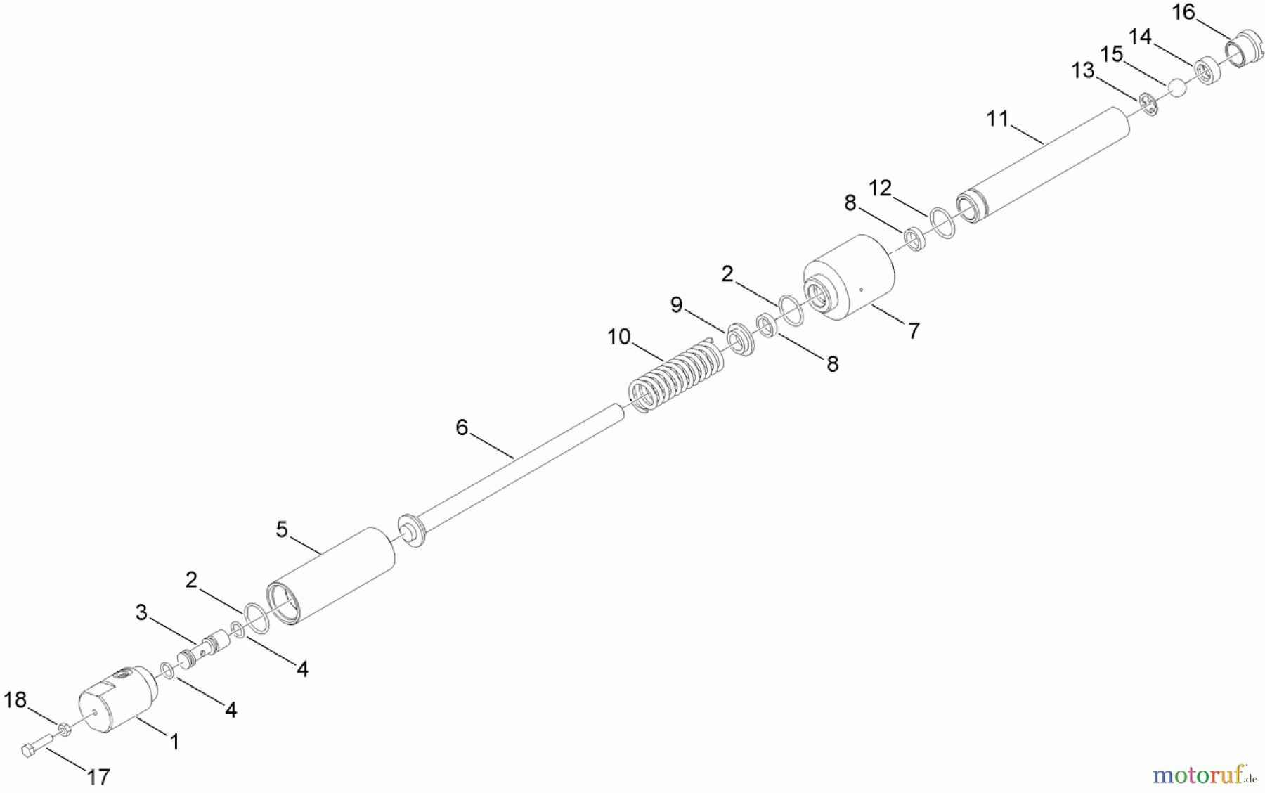  Zubehör 23800 - Toro 2024 Directional Drill (SN: 313000001 - 313999999) (2013) GREASE PUMP ASSEMBLY NO. AU108837